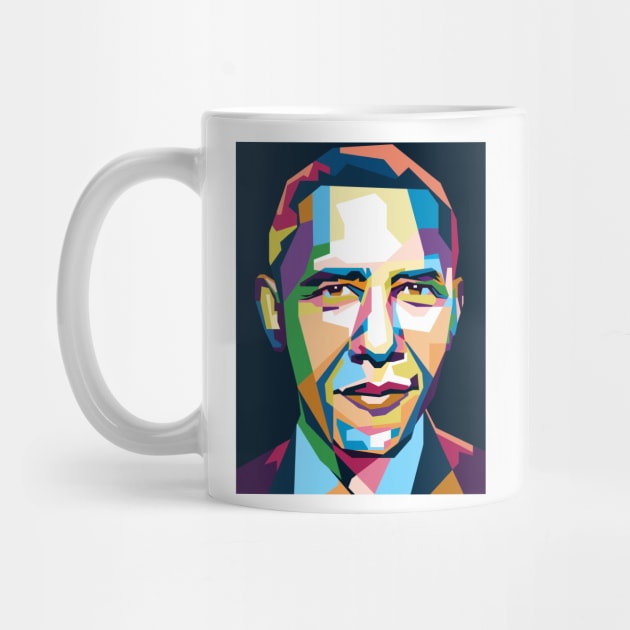 abstract Obama in WPAP by smd90